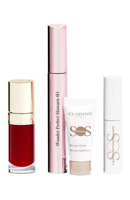 Набор в косметичке make-up heroes (7+8+3+5ml) CLARINS бесцветного цвета, арт. 80112645 | Фото 2 (Нос: Не проставлено; Региональные ограничения белый список (Axapta Mercury): Не проставлено)