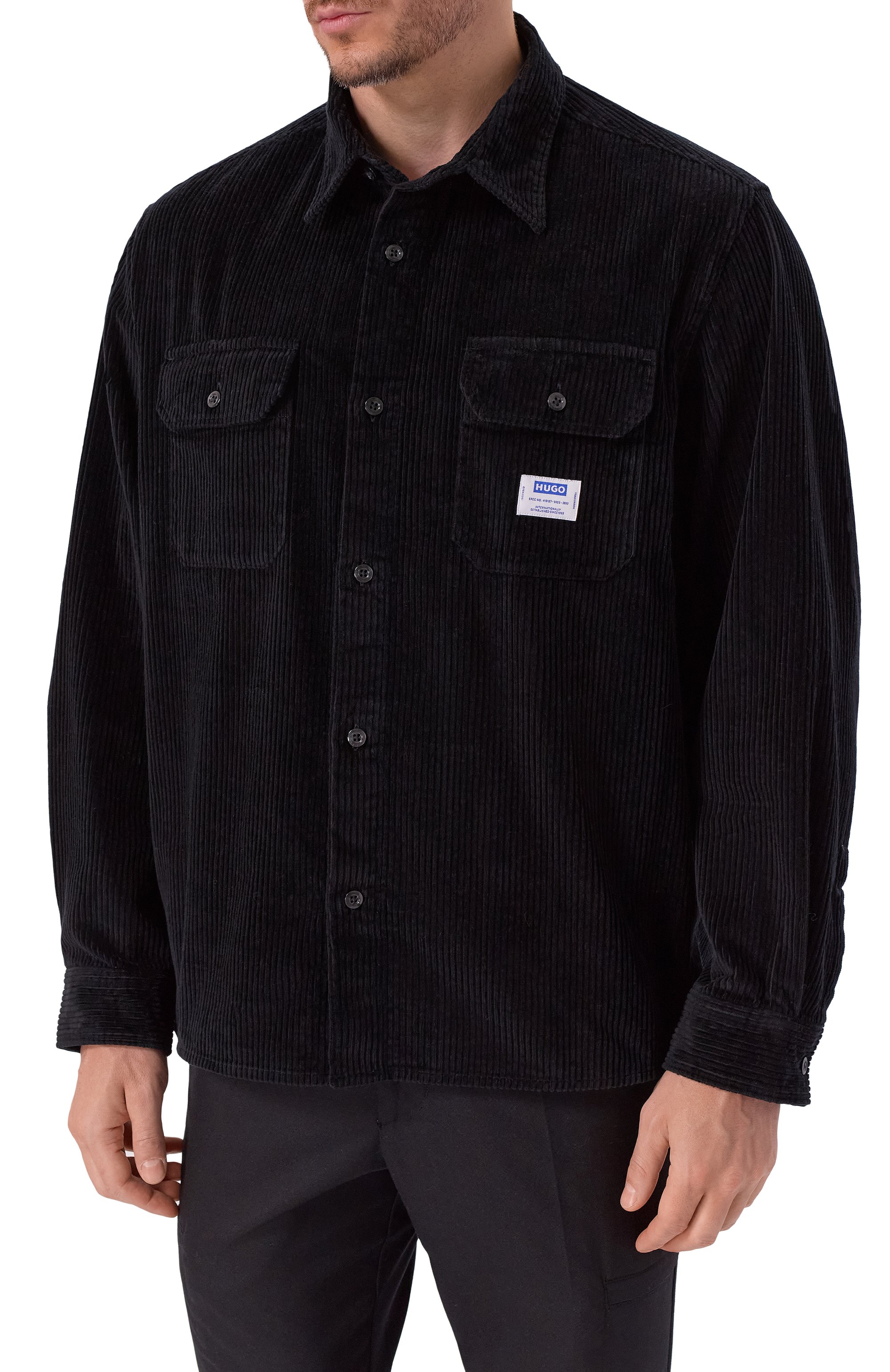 Вельветовая рубашка HUGO BLUE, арт. 50549793, фото 3