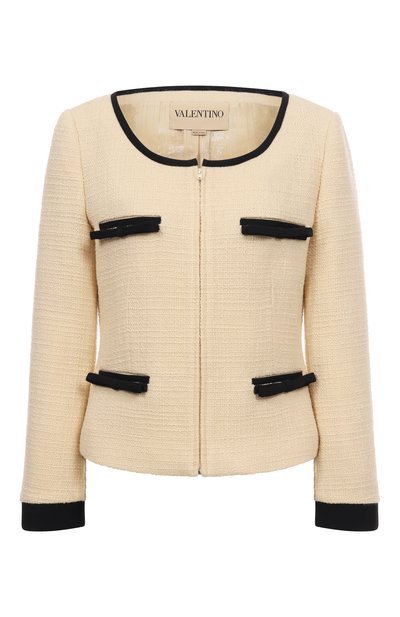 Женский твидовый жакет VALENTINO, арт. 7B0CE4T5/90Y