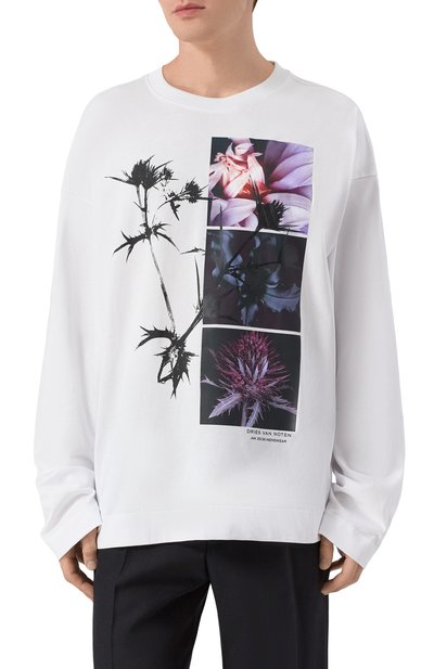 Хлопковый лонгслив DRIES VAN NOTEN, арт. 021120-2603-001, фото 3