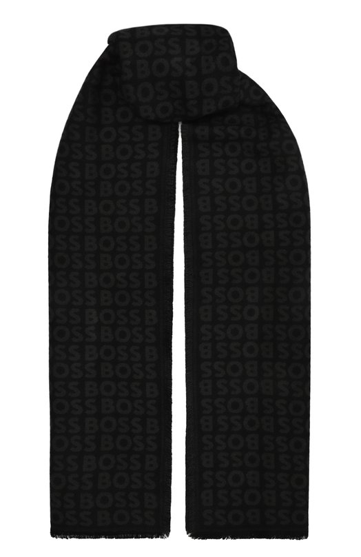 Шарф из вискозы BOSS 50518661 Чёрный 50518661