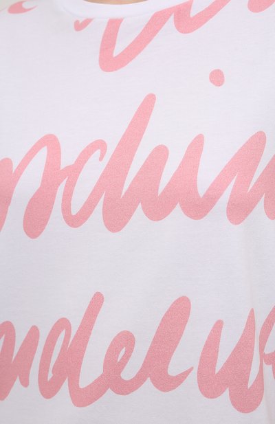 Хлопковая футболка MOSCHINO, арт. A1928/9012, фото 5