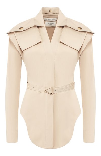 Хлопковая блузка BOTTEGA VENETA, арт. 606440/VKIX0, фото 1