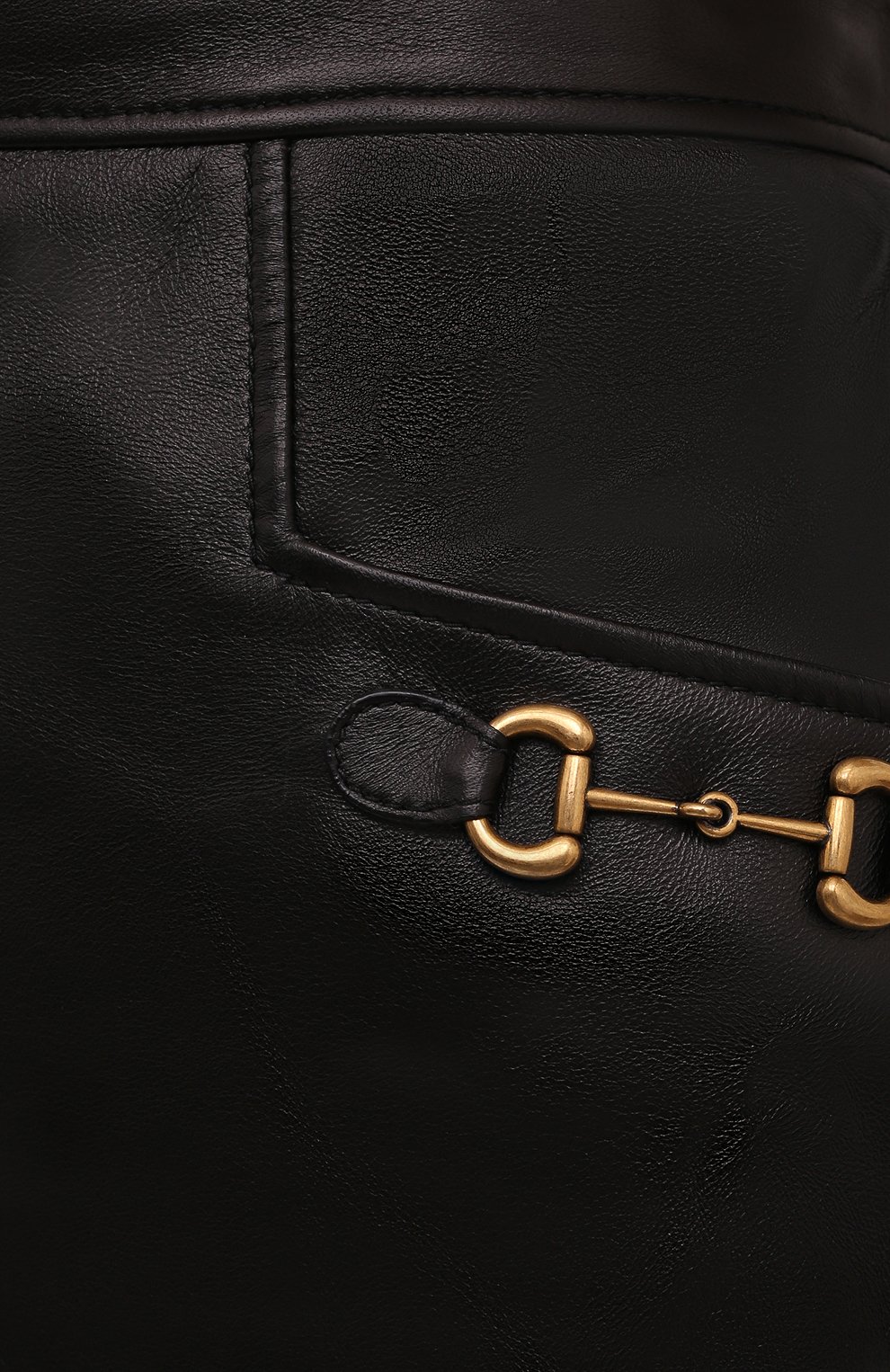 Кожаная юбка GUCCI, арт. 659234/XNA0U, фото 5