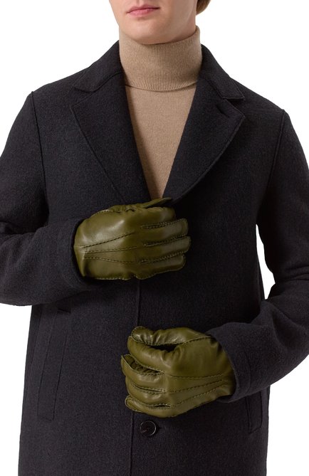 Мужские кожаные перчатки CORNELIANI, арт. 26Q305-2620582