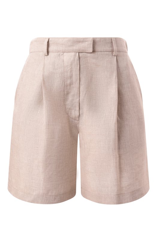 Льняные шорты Brunello Cucinelli MM633EP999 Бежевый MM633EP999