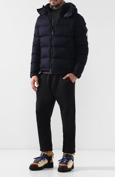 Пуховик mongenevre на молнии с капюшоном MONCLER темно-синего цвета по цене 139000 руб., арт. D2-091-40338-05-54272, фото 2 Пуховик mongenevre на молнии с капюшоном MONCLER, арт. D2-091-40338-05-54272, фото 2