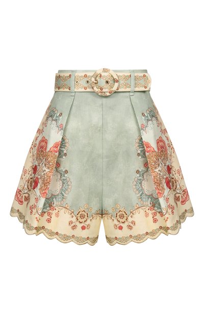 Женские льняные шорты ZIMMERMANN, арт. 4558ARS263