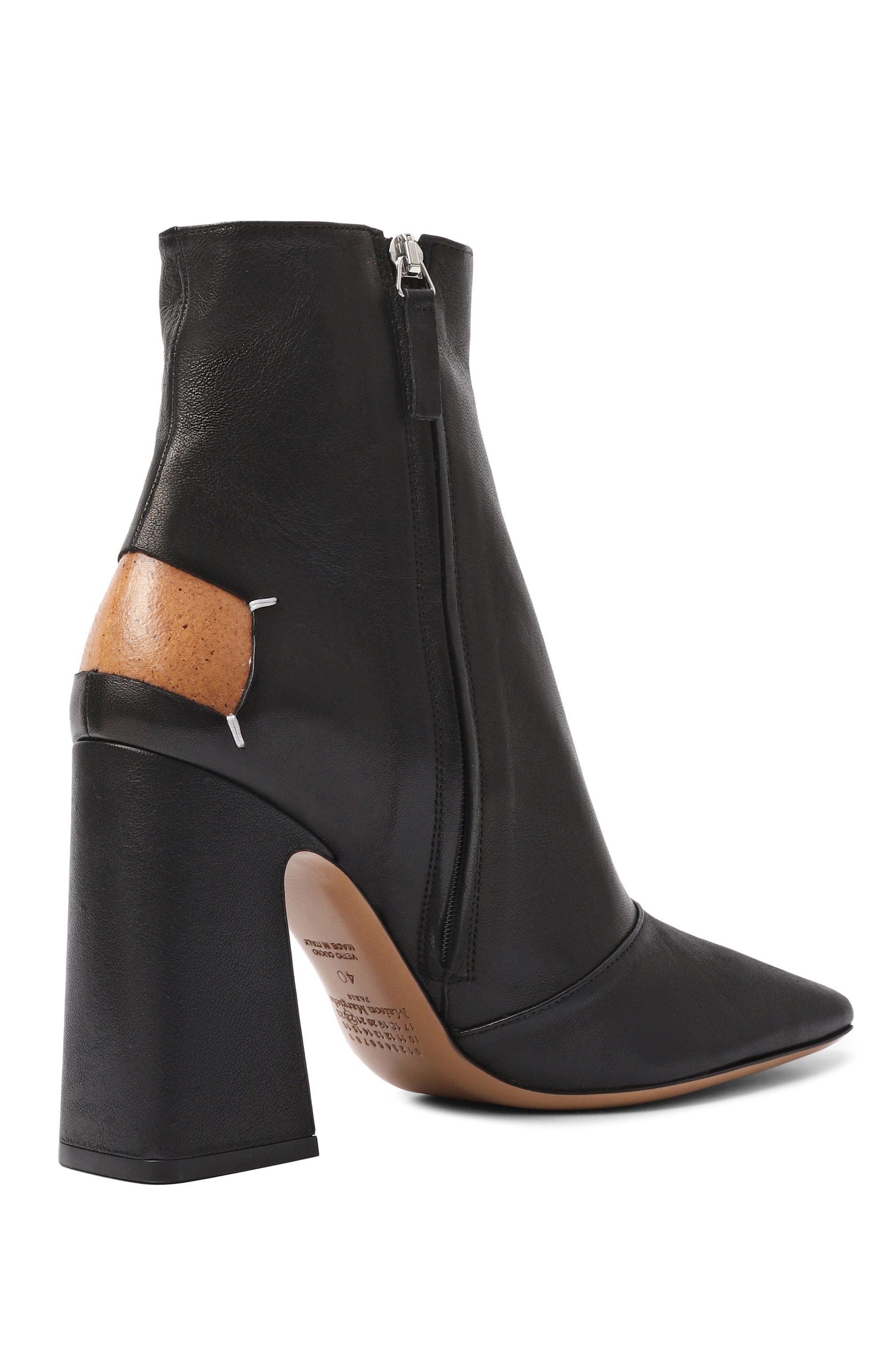 Кожаные ботильоны MAISON MARGIELA, арт. S58WU0385/P3753, фото 5