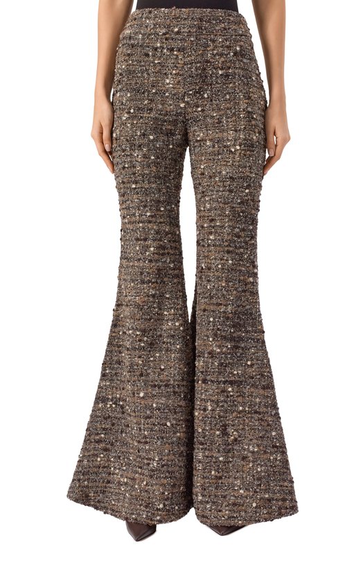 Шерстяные брюки Giambattista Valli 25FWSVCL3014/77GR0 Коричневый  25FWSVCL3014/77GR0 Фото 3
