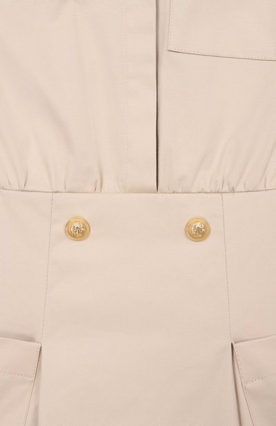 Хлопковое платье BALMAIN, арт. BY1B82, фото 3