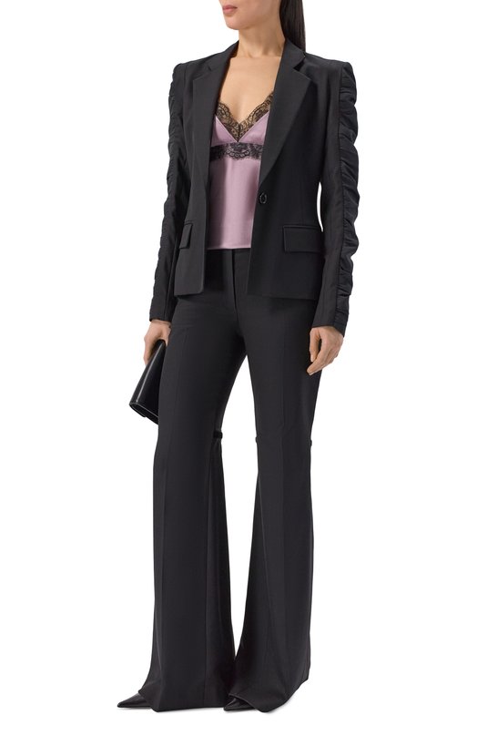 Шерстяные брюки Nina Ricci 26PCPA007/WV0323 Чёрный  26PCPA007/WV0323 Фото 2