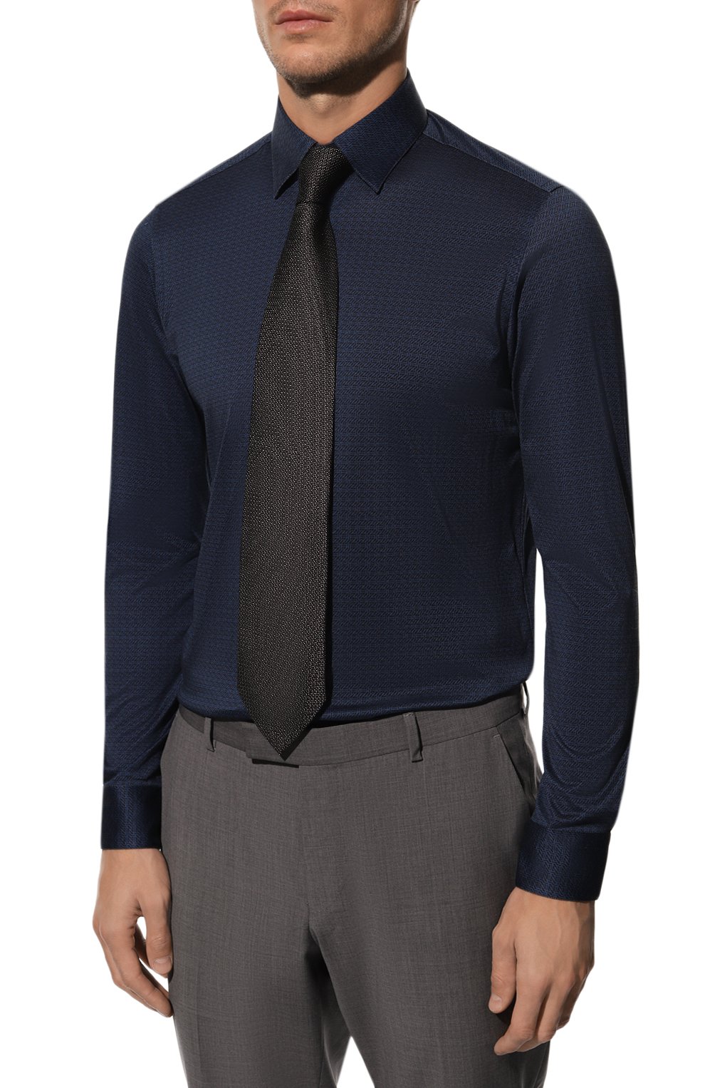 Хлопковая сорочка ZILLI, арт. MFY-84030-G14832/0004, фото 3