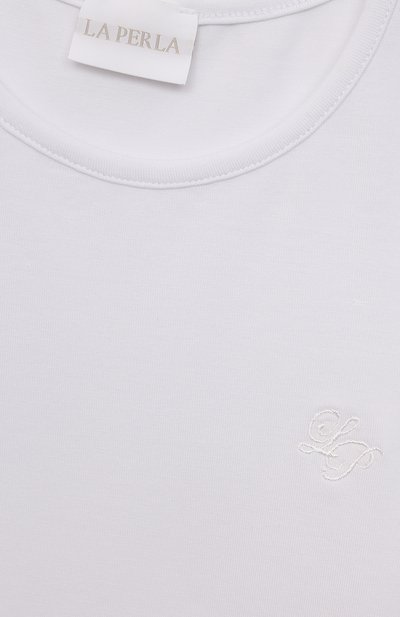 Хлопковая футболка LA PERLA, арт. 44764/2A-6A, фото 3