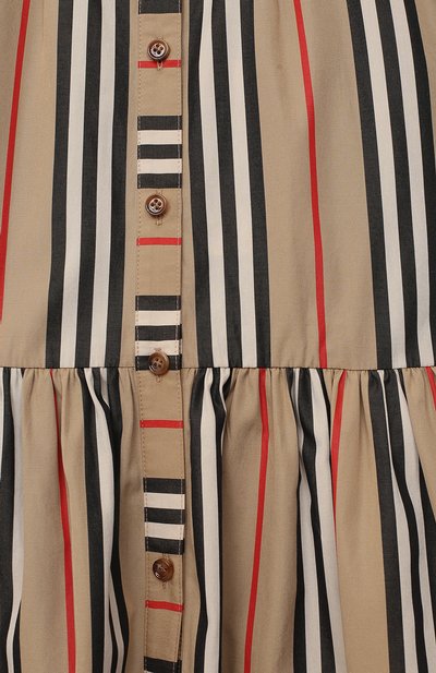 Хлопковое платье BURBERRY бежевого цвета по цене 34050 руб., арт. 8031765, фото 3 Хлопковое платье BURBERRY, арт. 8031765, фото 3