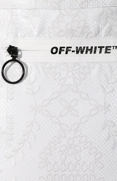 Кожаная юбка OFF-WHITE, арт. 0WJC002S19D630510101, фото 5