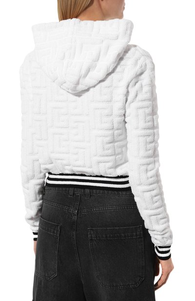 Хлопковое худи BALMAIN, арт. AF2JP005KE54, фото 4