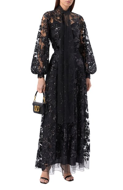 Женская блузка с отделкой пайетками ZUHAIR MURAD, арт. RBL26050/TUEM016