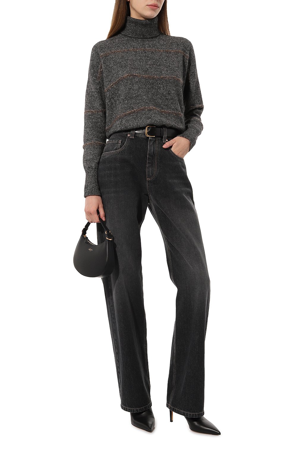 Свитер из шерсти и хлопка BRUNELLO CUCINELLI, арт. MSP71BP411, фото 2