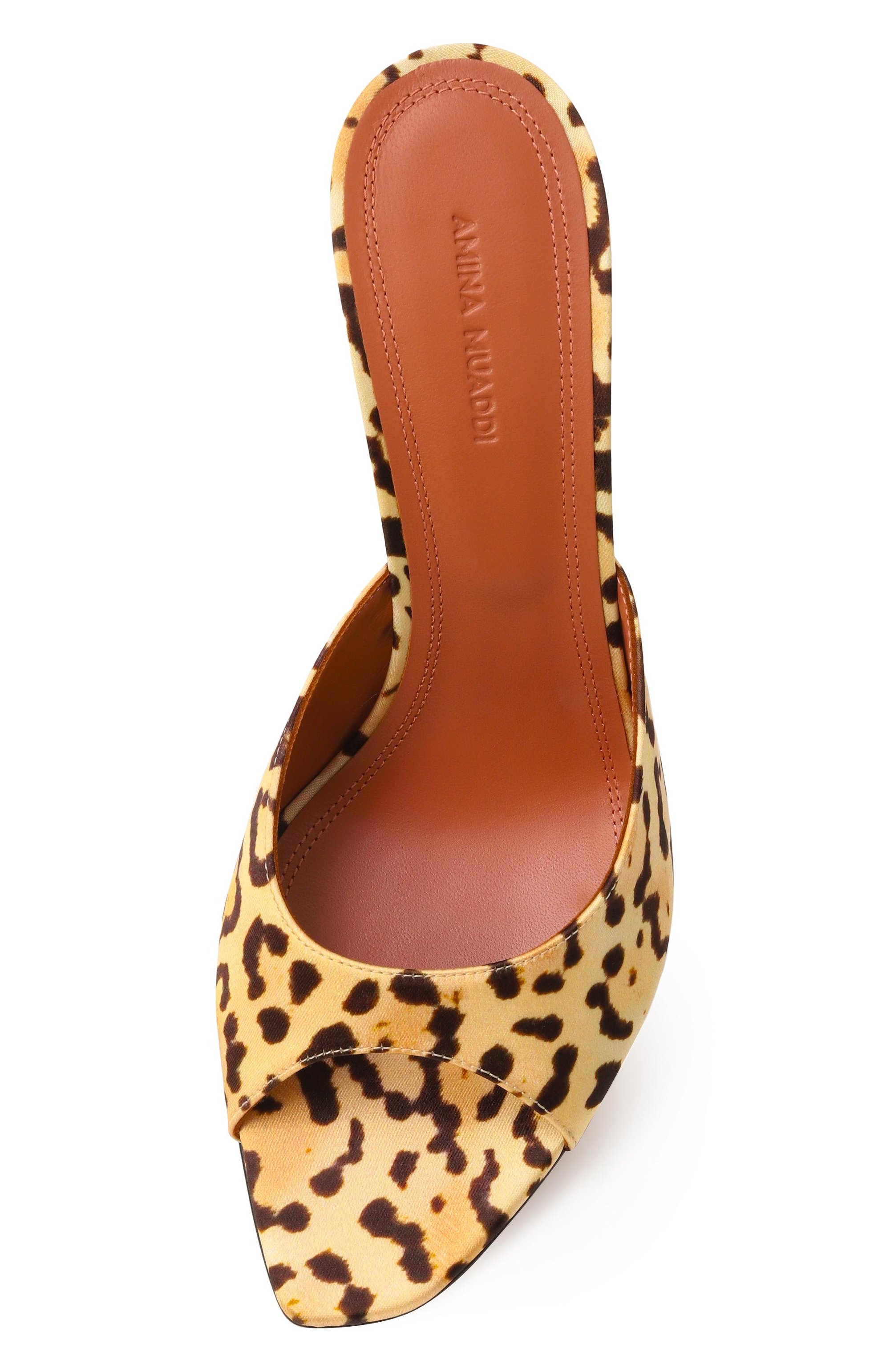 Текстильные мюли alexa 90 AMINA MUADDI, арт. ALEXA SLIPPER/PRINT SATIN, фото 6