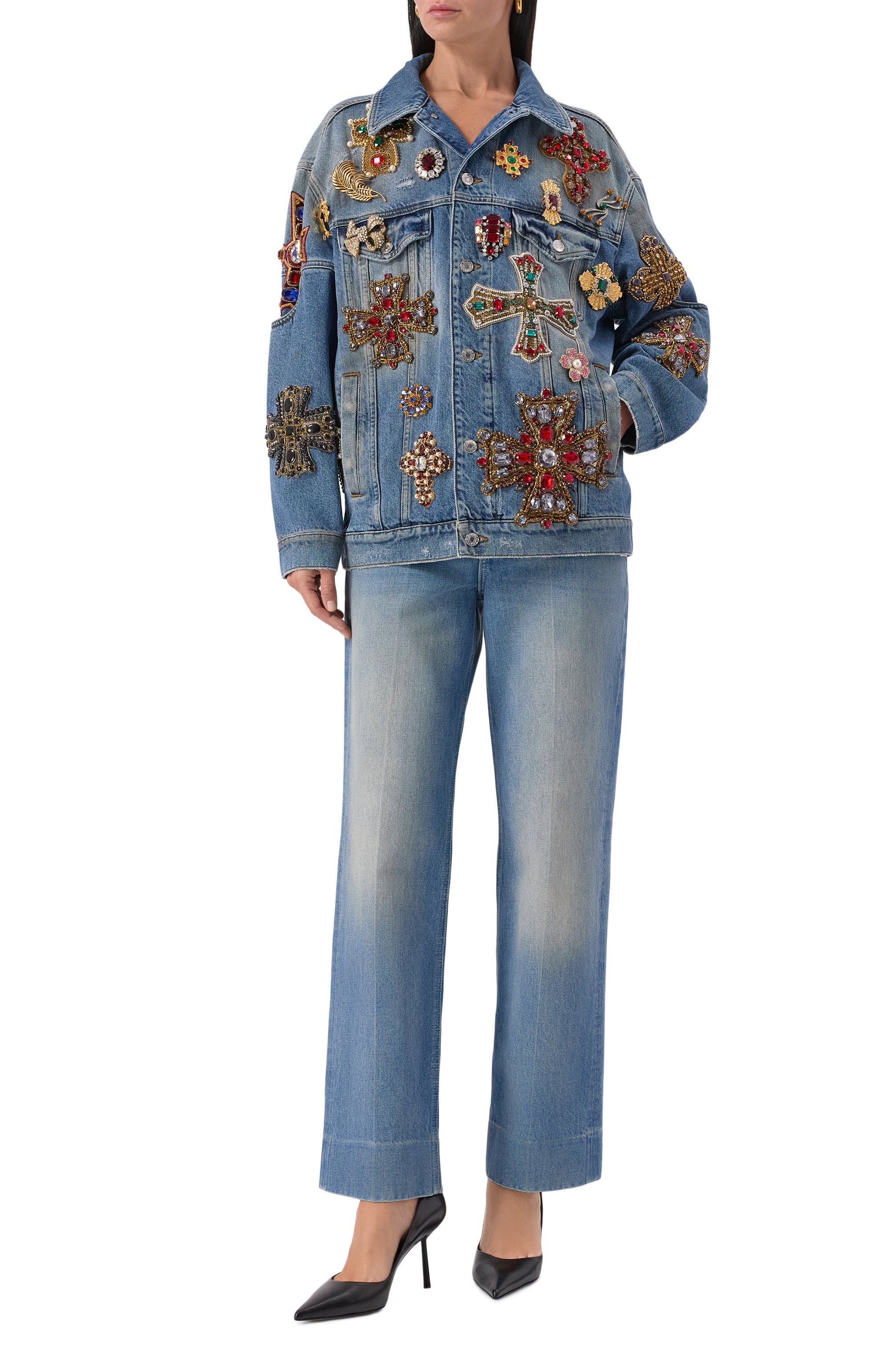 Джинсовая куртка DOLCE & GABBANA, арт. F9S69Z/G8NS8, фото 2