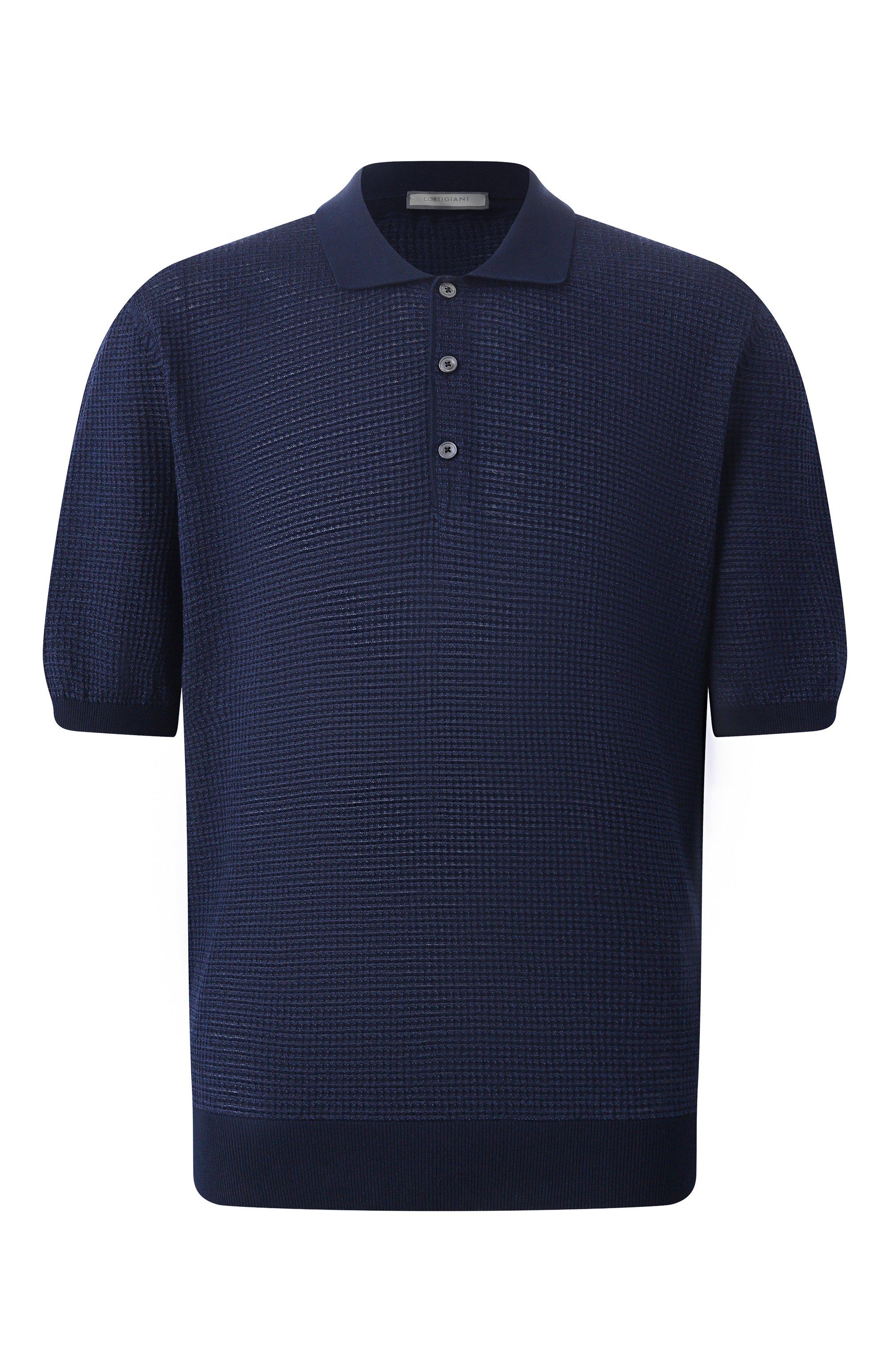 Поло изо льна и хлопка CORTIGIANI, арт. 2A9107, фото 1