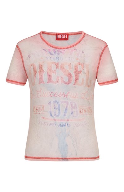 Женская хлопковая футболка DIESEL, арт. A23519/0HGCN