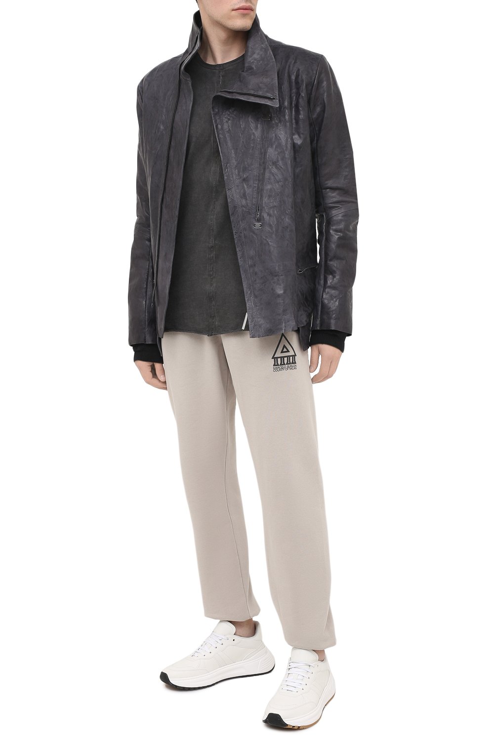 Кожаная куртка ISAAC SELLAM, арт. DEPASSE-CRASSE-P0UILLE, фото 3