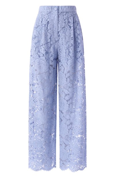 Женские брюки из вискозы и хлопка DOLCE & GABBANA, арт. FTC1YT/HLM7L