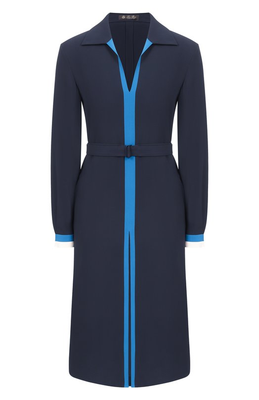 Шелковое платье Loro Piana FAL5465 Синий FAL5465