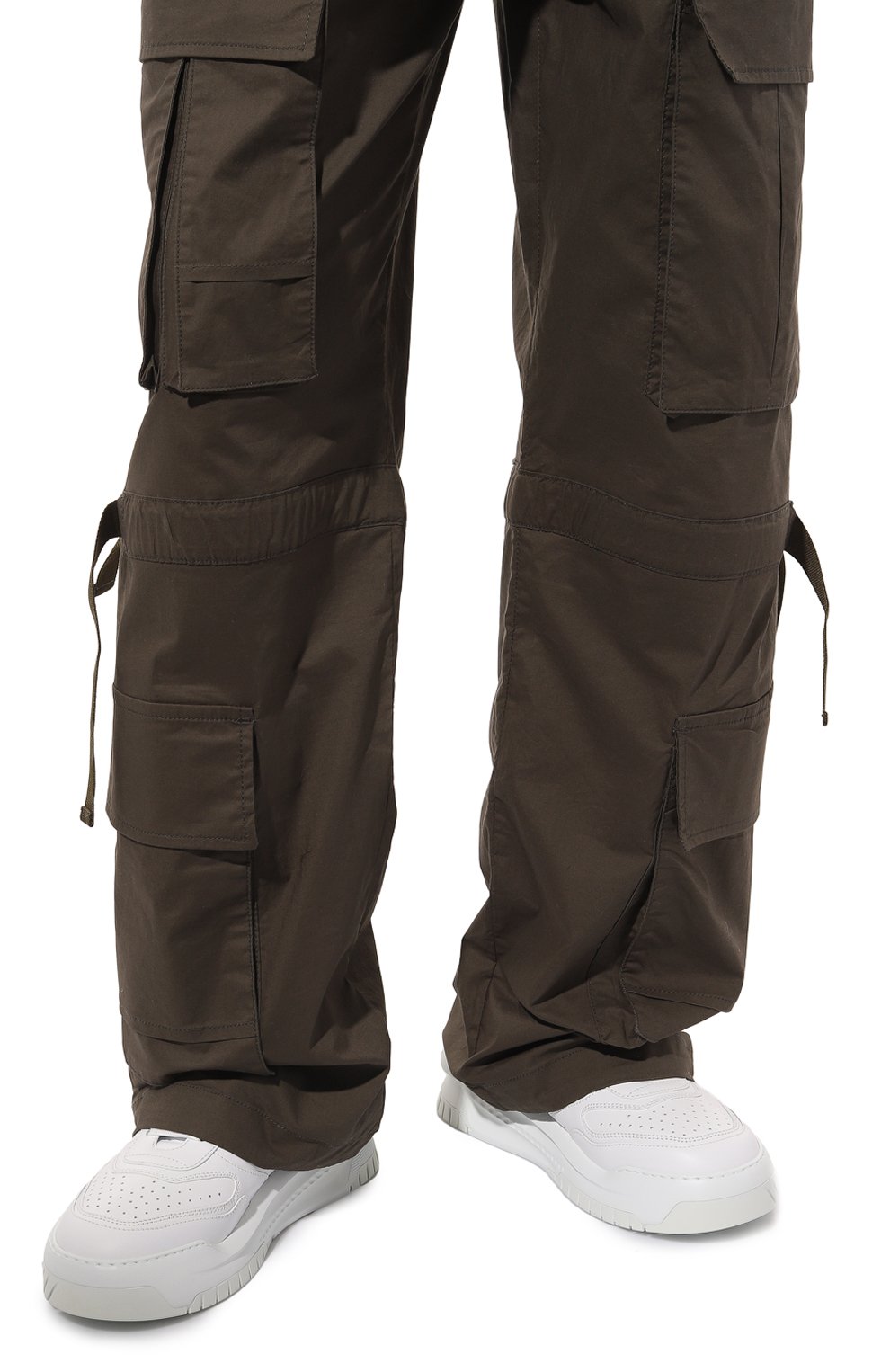 Кожаные кроссовки greca odissea VERSACE, арт. 10081241/A058731, фото 3