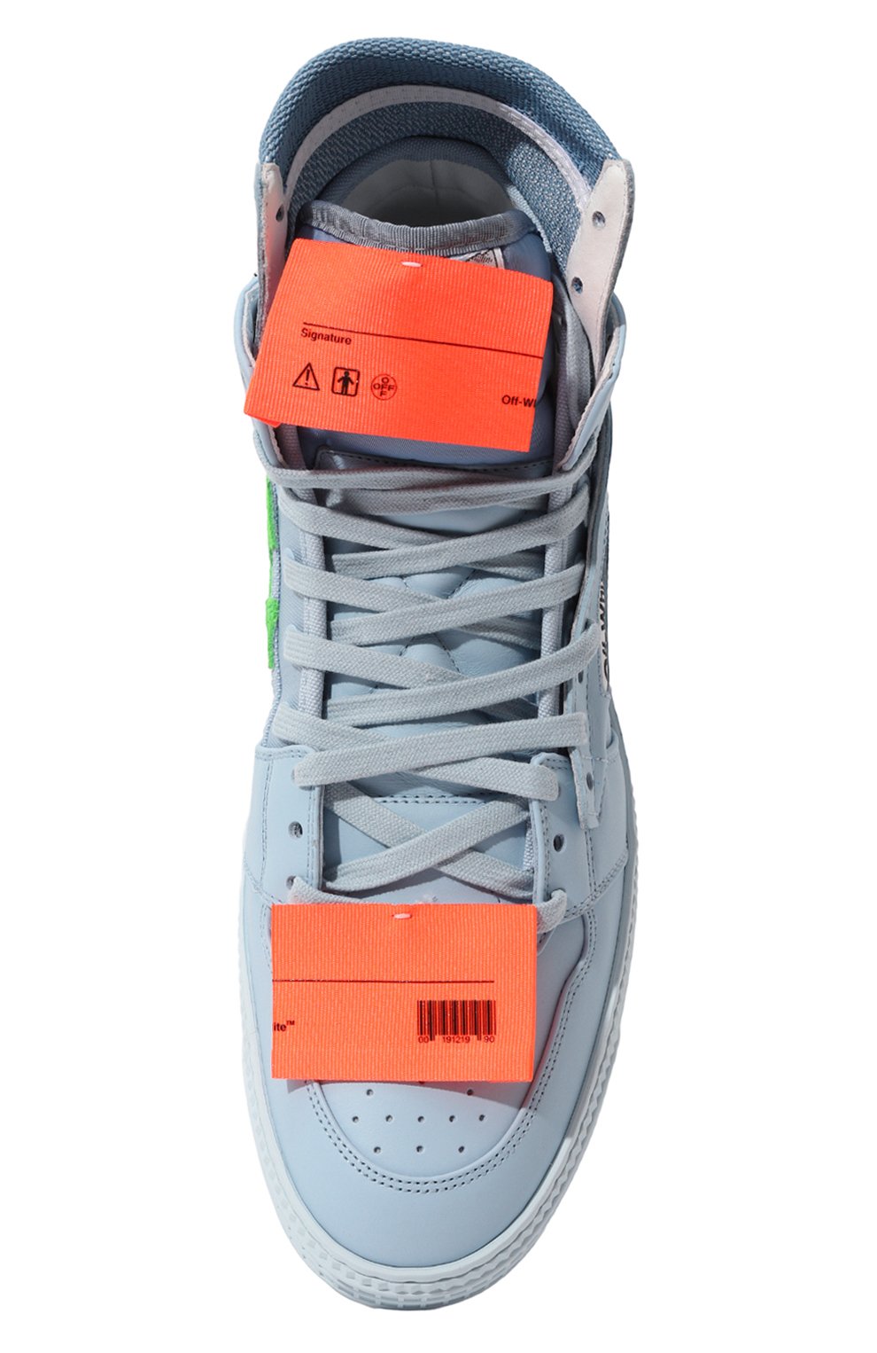 Кожаные кеды off court OFF-WHITE, арт. OMIA065F22LEA0014040, фото 6