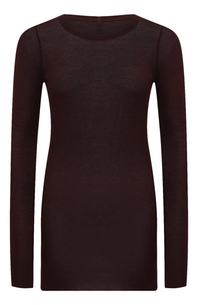 Женская лонгслив из вискозы и шелка RICK OWENS, арт. RP01B4202/RC