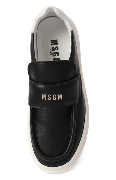 Кожаные слипоны MSGM KIDS, арт. 79835/VAR2/36-40, фото 4