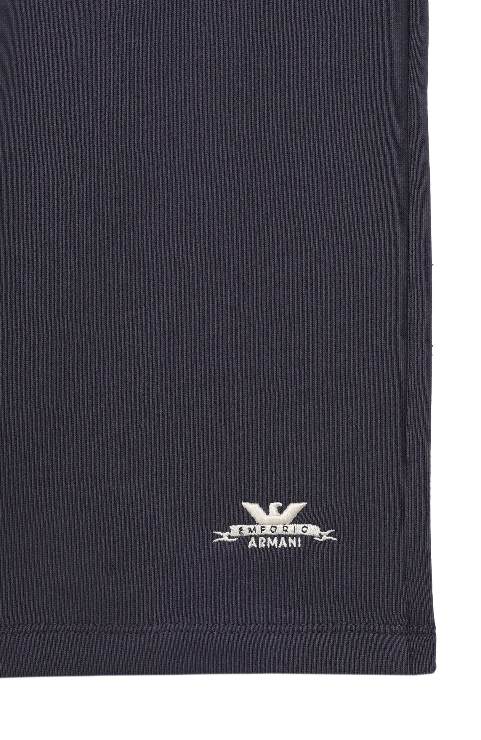 Хлопковые шорты EMPORIO ARMANI темно-синего цвета по цене 16050 руб., арт. EB001435/AF26020, фото 3 Хлопковые шорты EMPORIO ARMANI, арт. EB001435/AF26020, фото 3