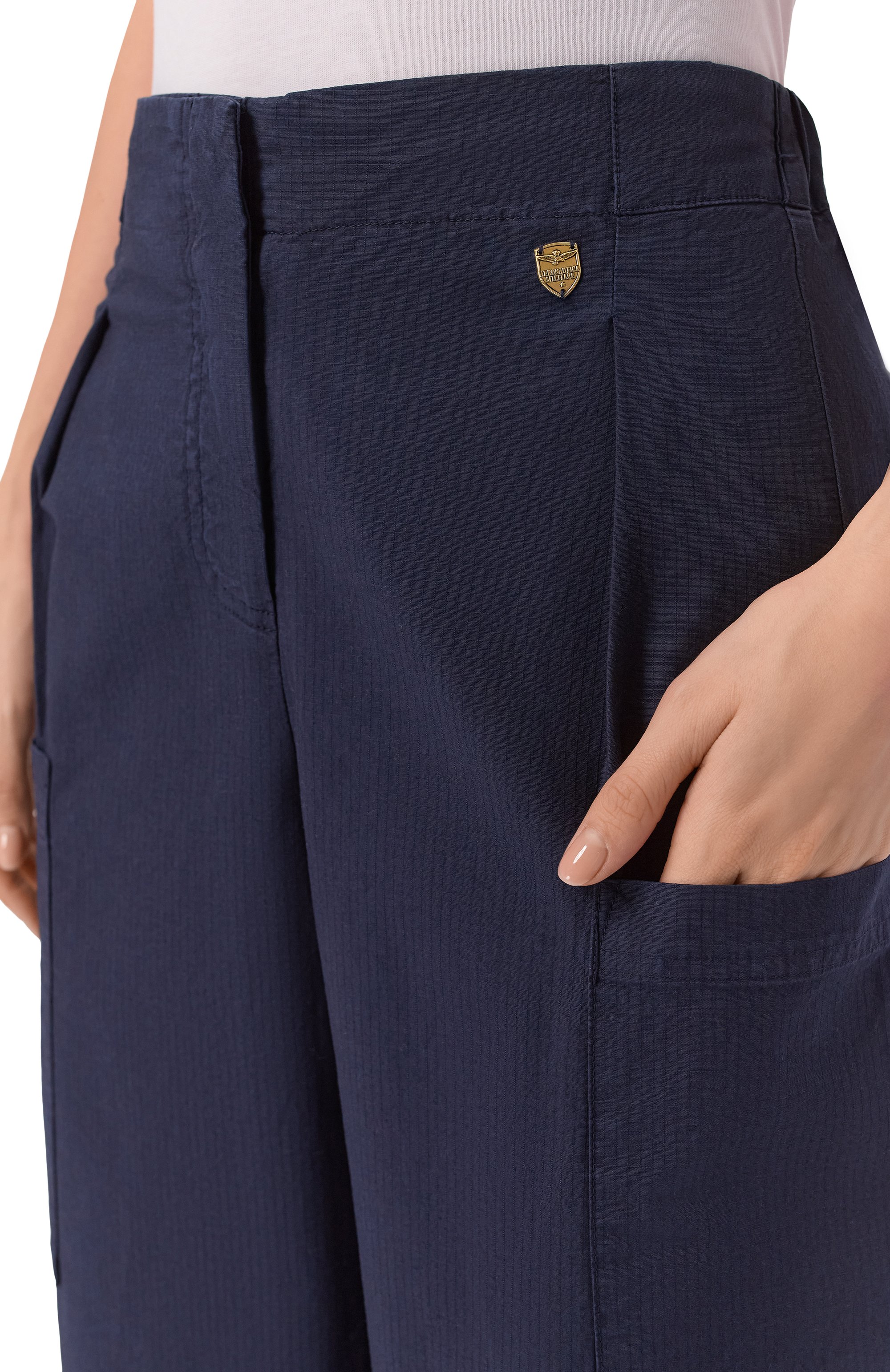 Хлопковые брюки-карго AERONAUTICA MILITARE, арт. PA1695DCT04280, фото 5