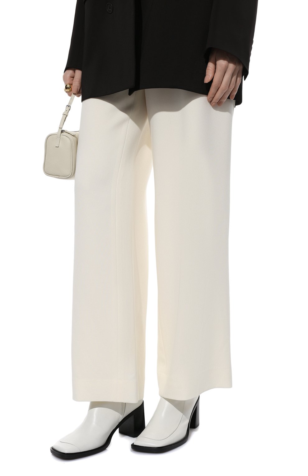 Кожаные ботильоны patch THE ROW, арт. F1199-L52, фото 3