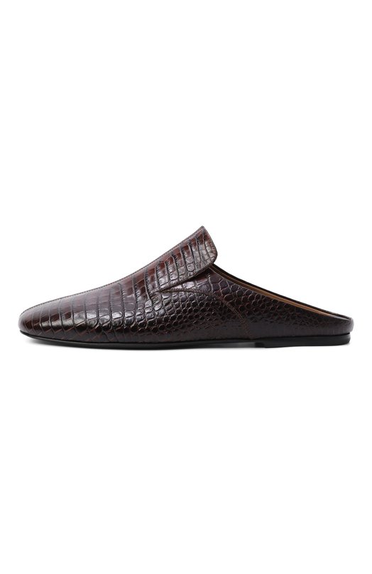 Кожаные сабо Dries Van Noten 021734/0598 Коричневый  021734/0598 Фото 4