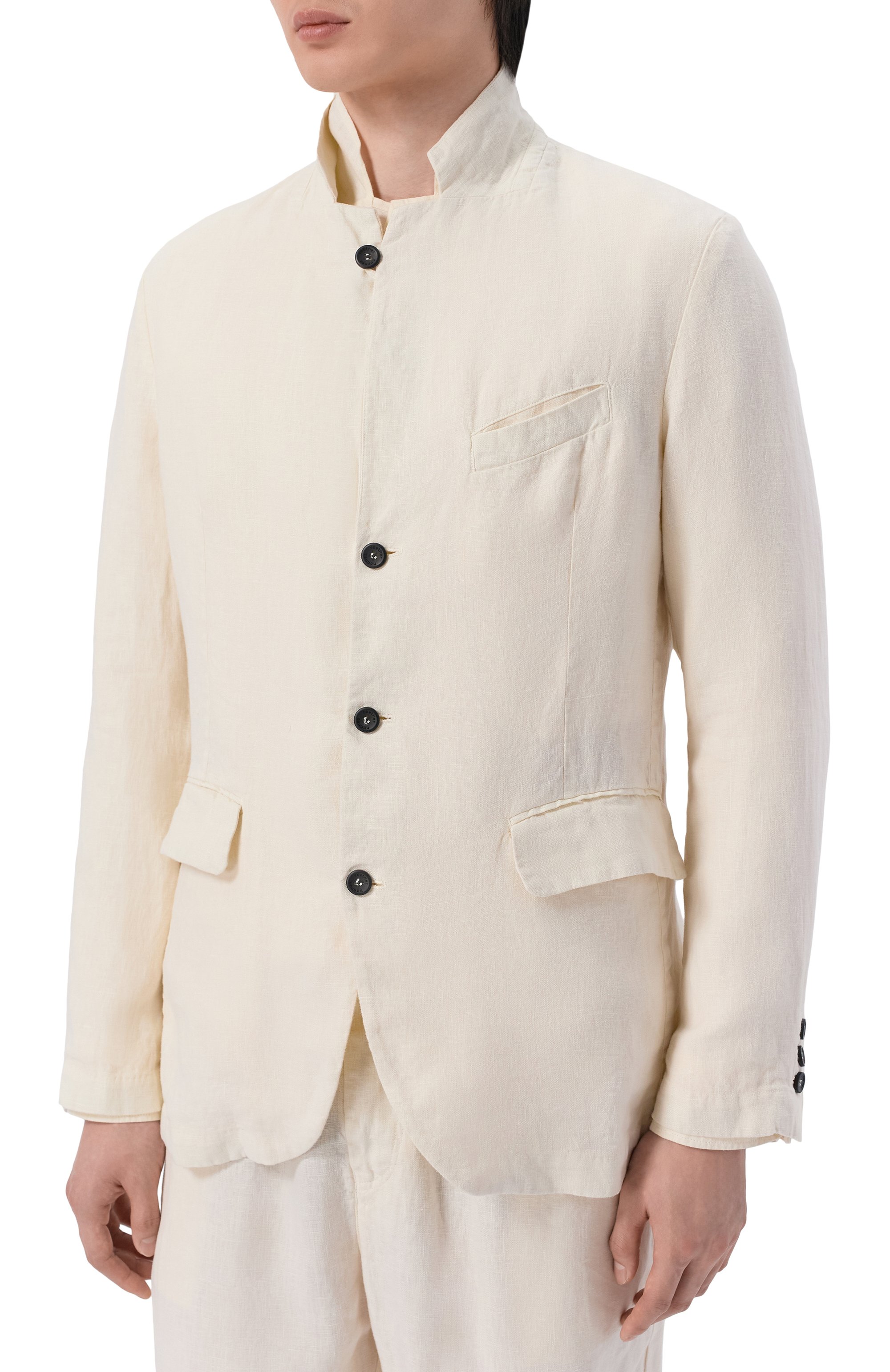 Льняной пиджак HANNES ROETHER, арт. SCHU22MANN.602, фото 3