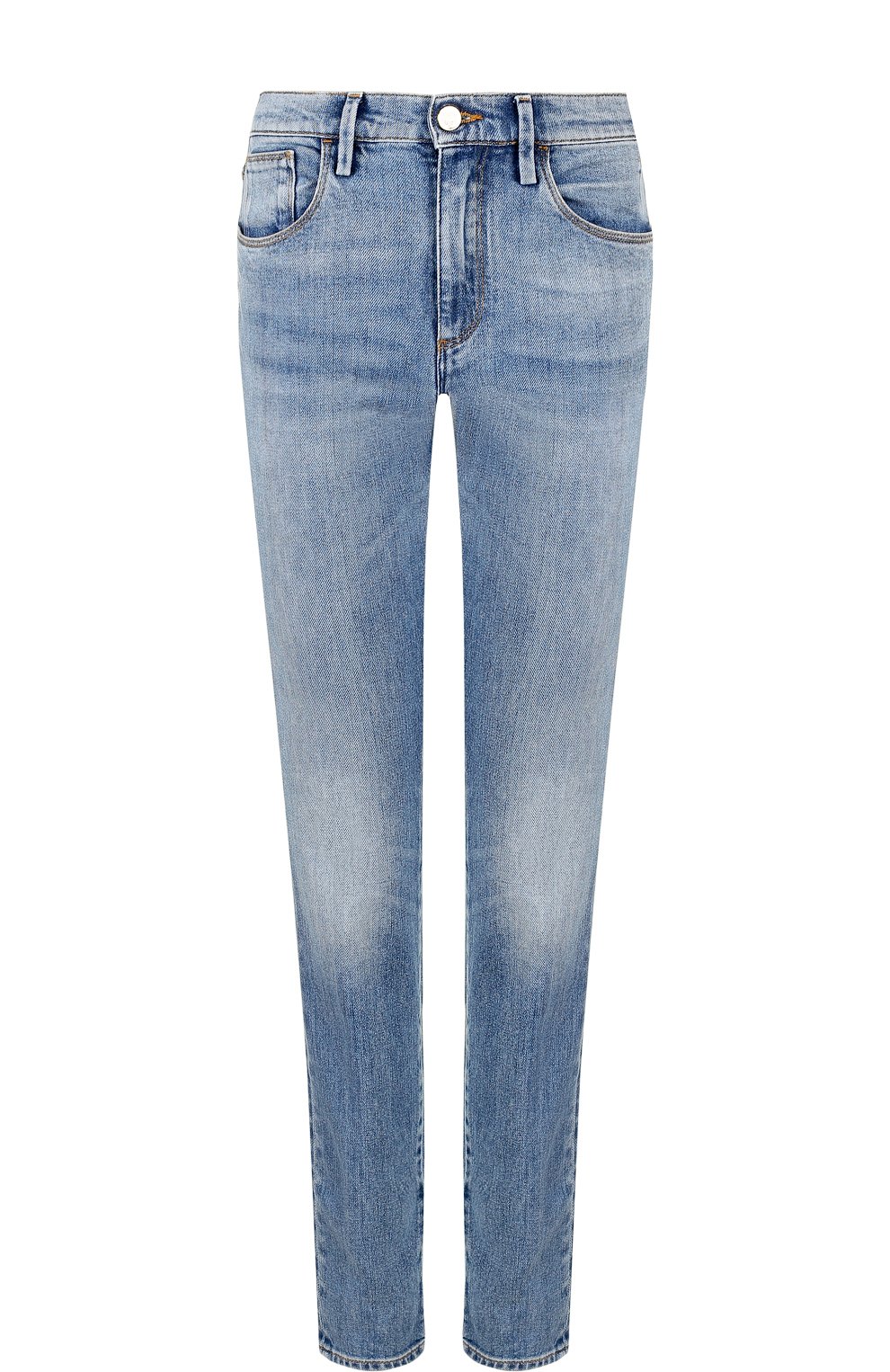 Джинсы прямого кроя с потертостями ROBERTO CAVALLI, арт. HQJ232/DS003, фото 1