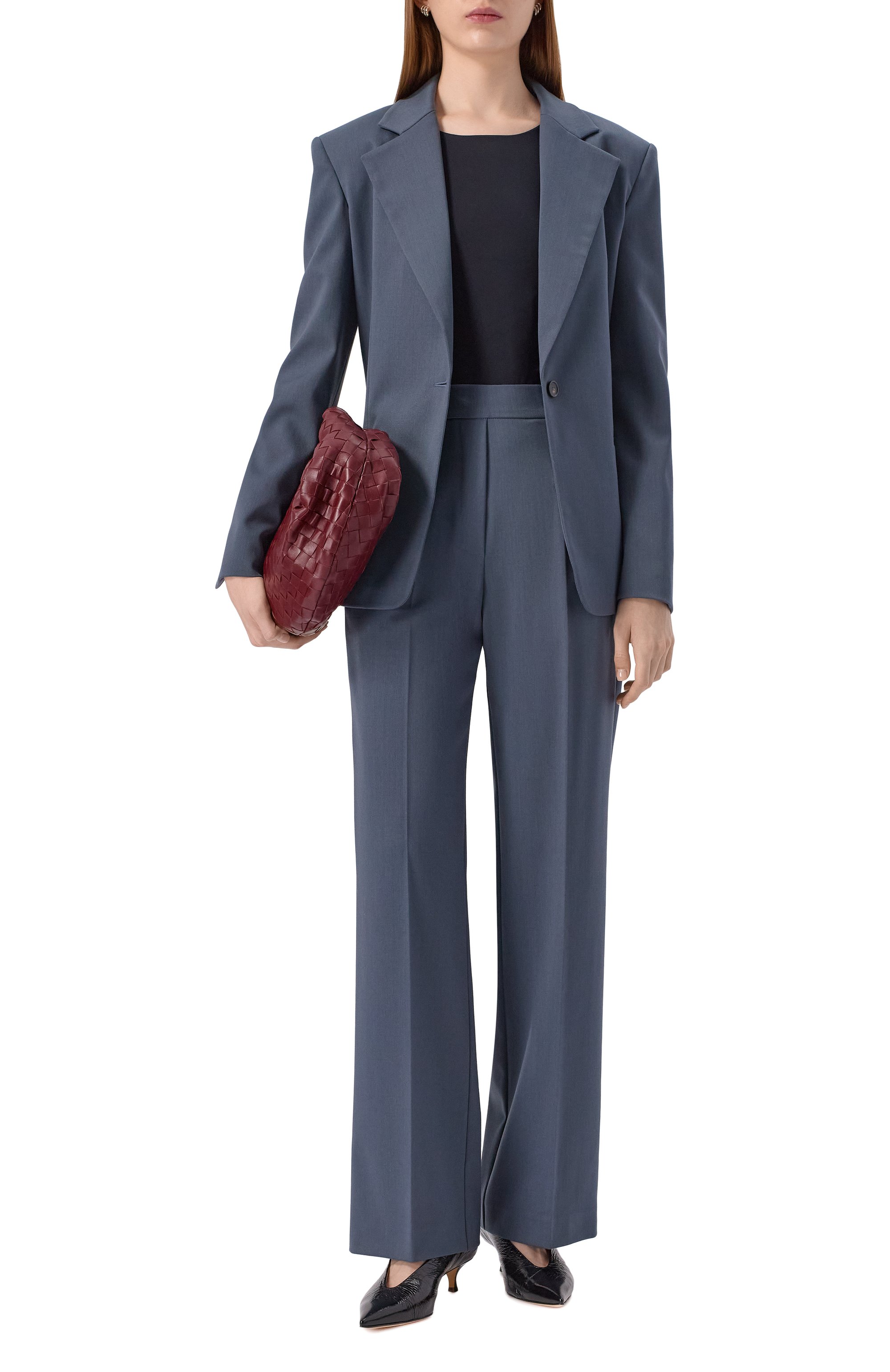 Жакет ERIKA CAVALLINI синего цвета по цене 79950 руб., арт. P5WH15, фото 2 Жакет ERIKA CAVALLINI, арт. P5WH15, фото 2