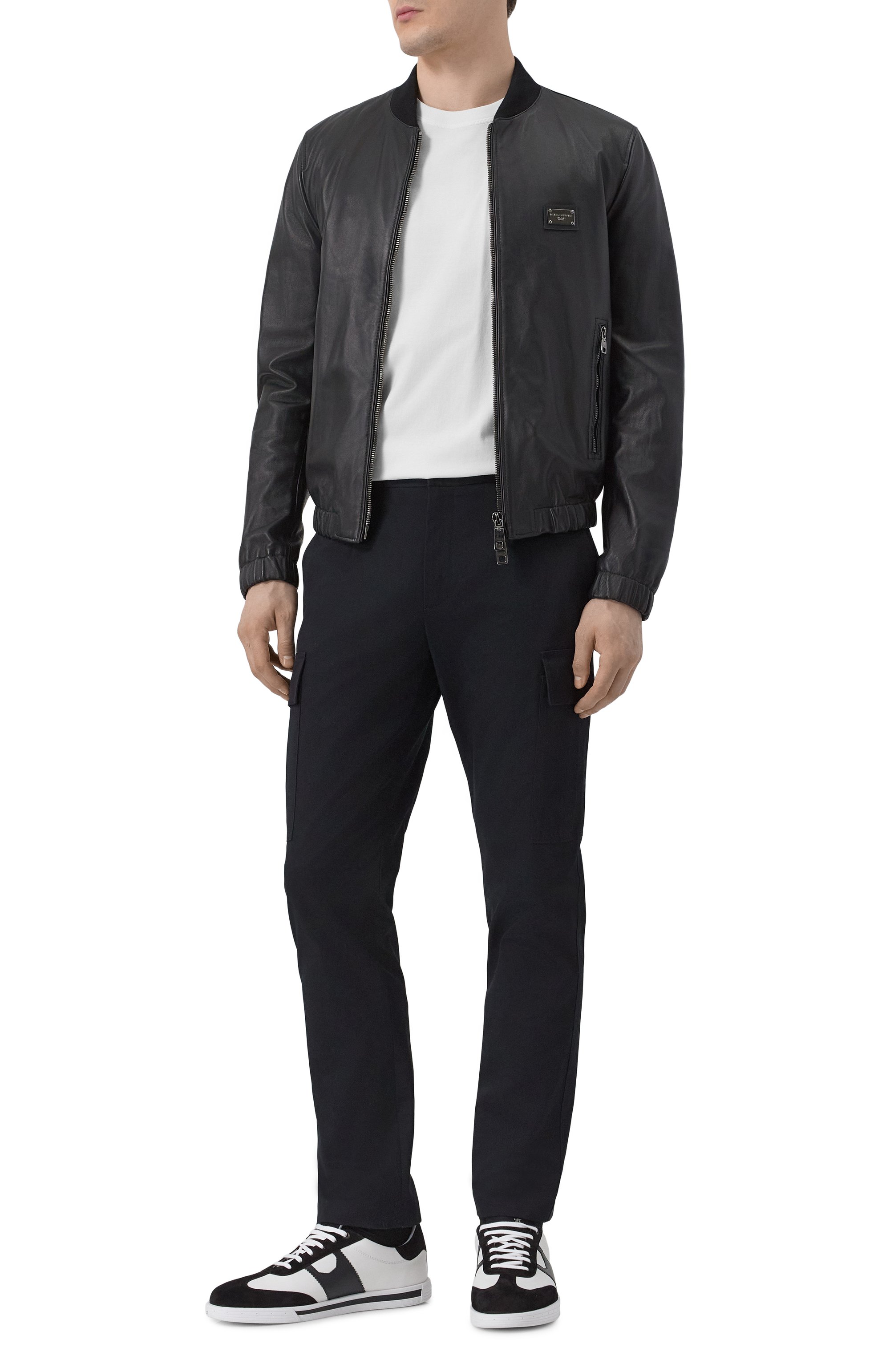 Кожаный бомбер DOLCE & GABBANA, арт. G9ZY5L/HULR0, фото 2