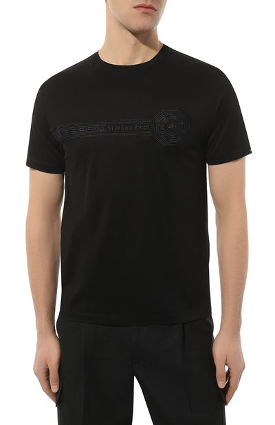 Хлопковая футболка STEFANO RICCI, арт. MNH4102990/TE0001, фото 3