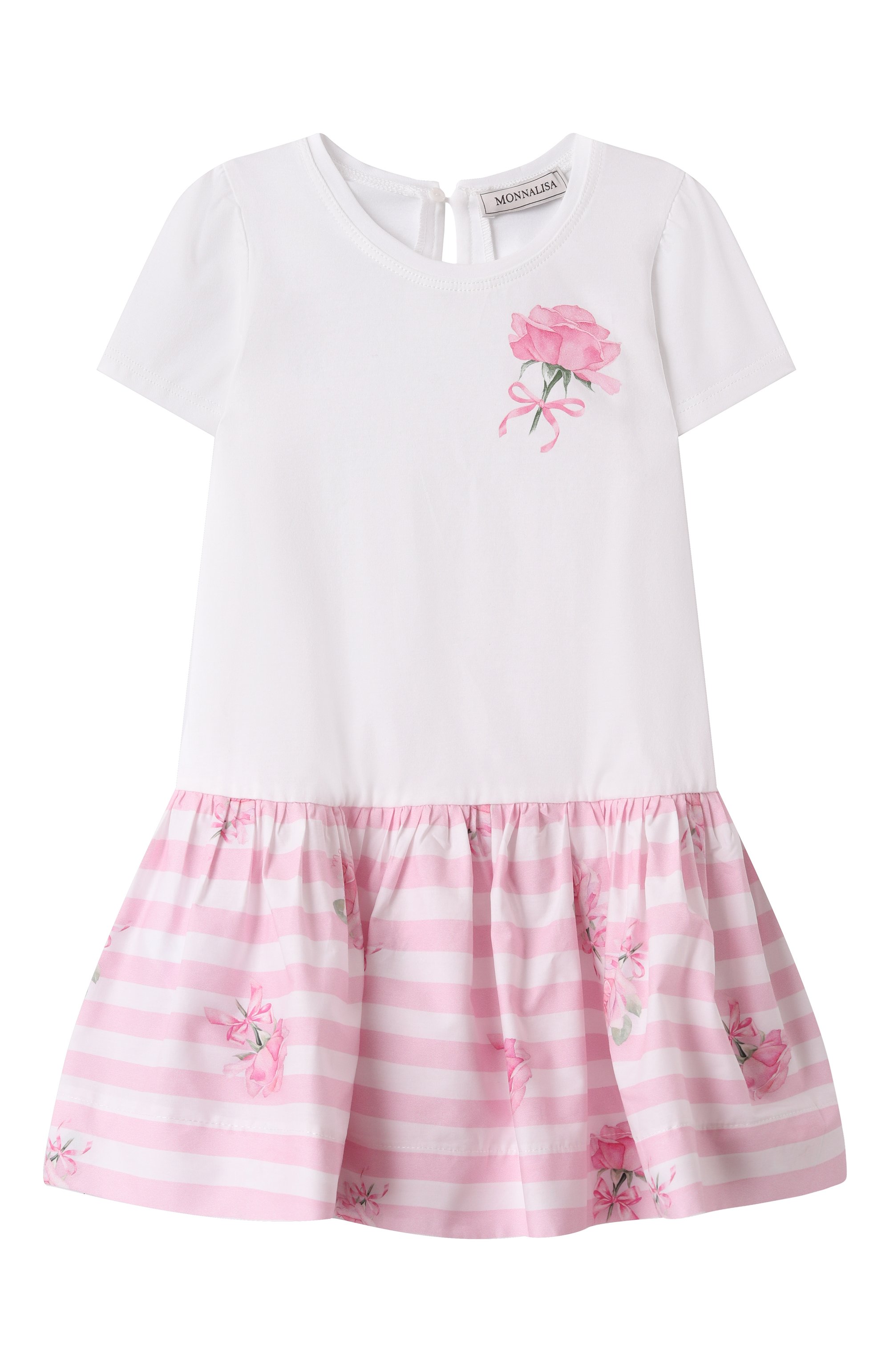 Хлопковое платье MONNALISA, арт. 31E900, фото 1
