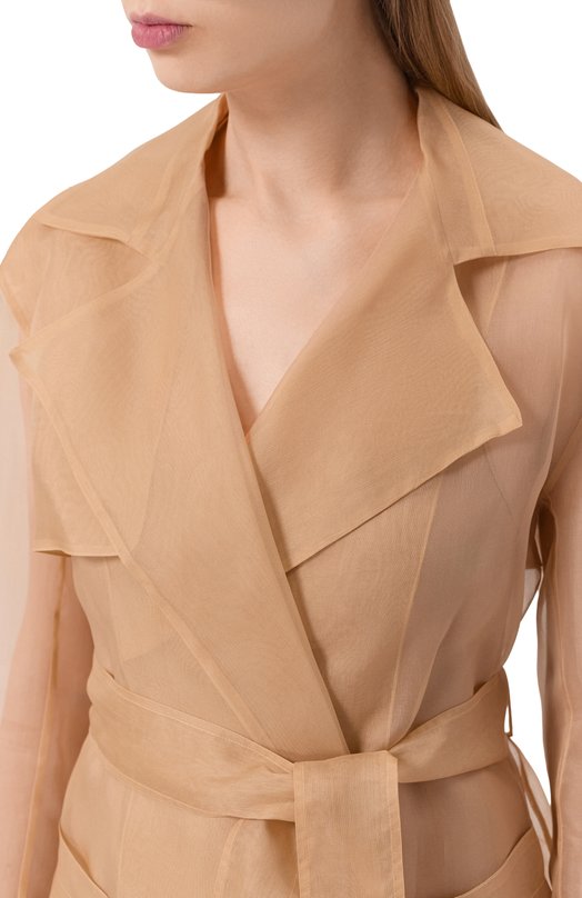 Шелковый тренч Antonelli Firenze N7769Q/256 Бежевый  N7769Q/256 Фото 5