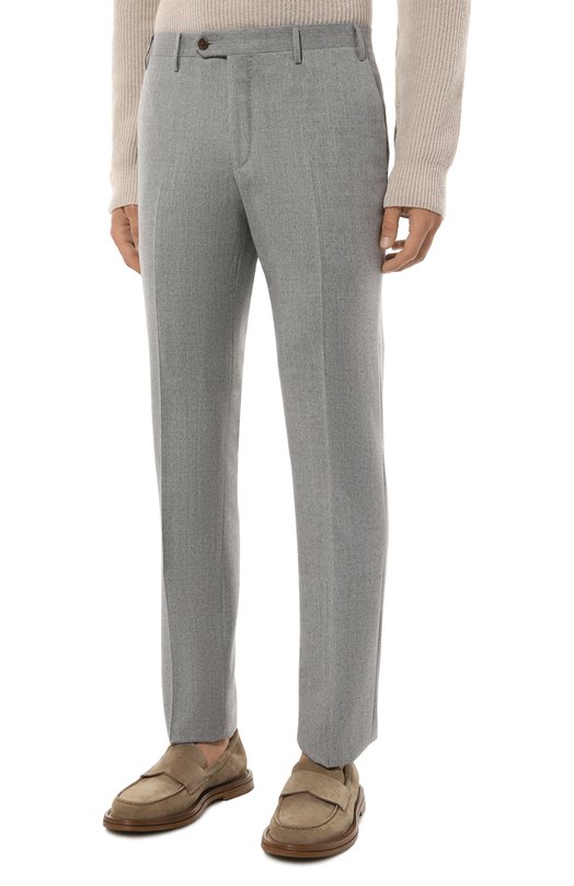 Шерстяные брюки Corneliani 945B01-9418111 Серый  945B01-9418111 Фото 3