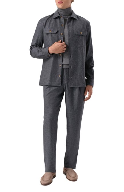 Мужские ш�ерстяные брюки BRUNELLO CUCINELLI, арт. M038PS2480