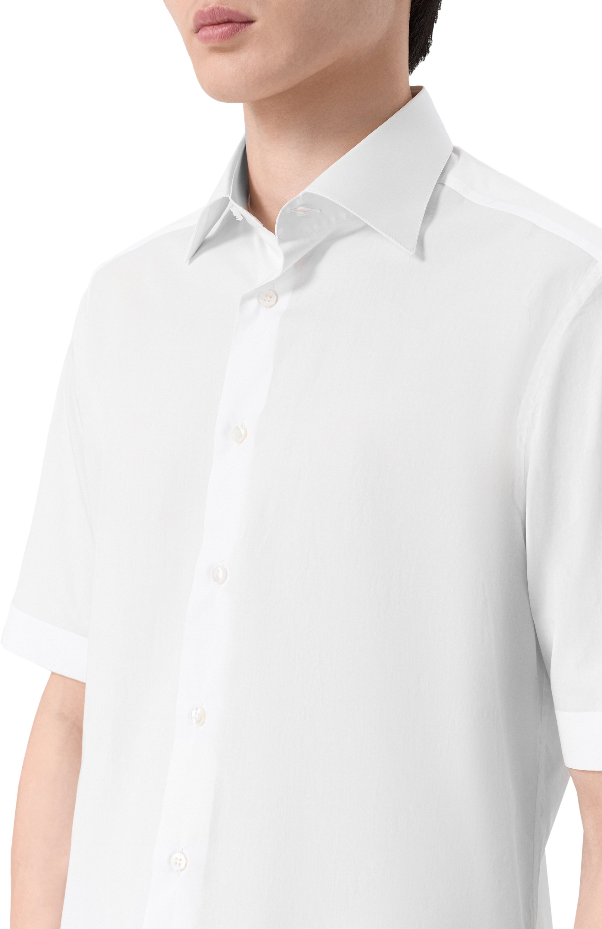 Хлопковая рубашка STEFANO RICCI, арт. MC008276/BN1750, фото 5