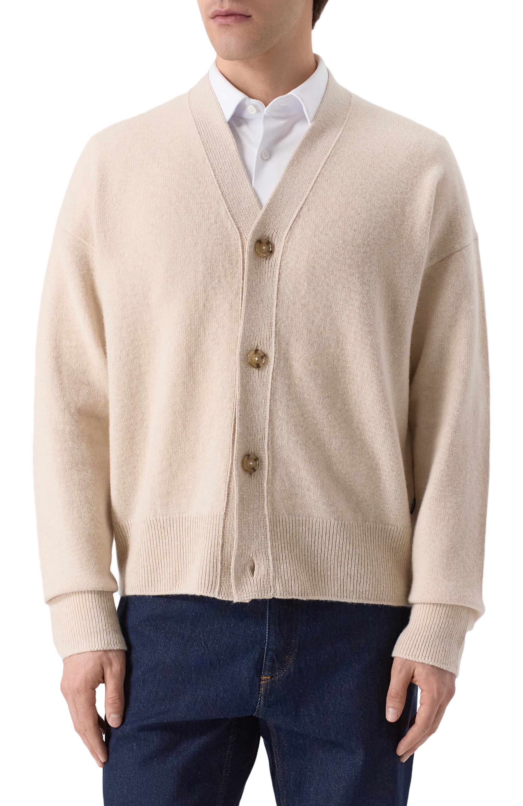 Шерстяной кардиган BOSS, арт. 50555120, фото 3