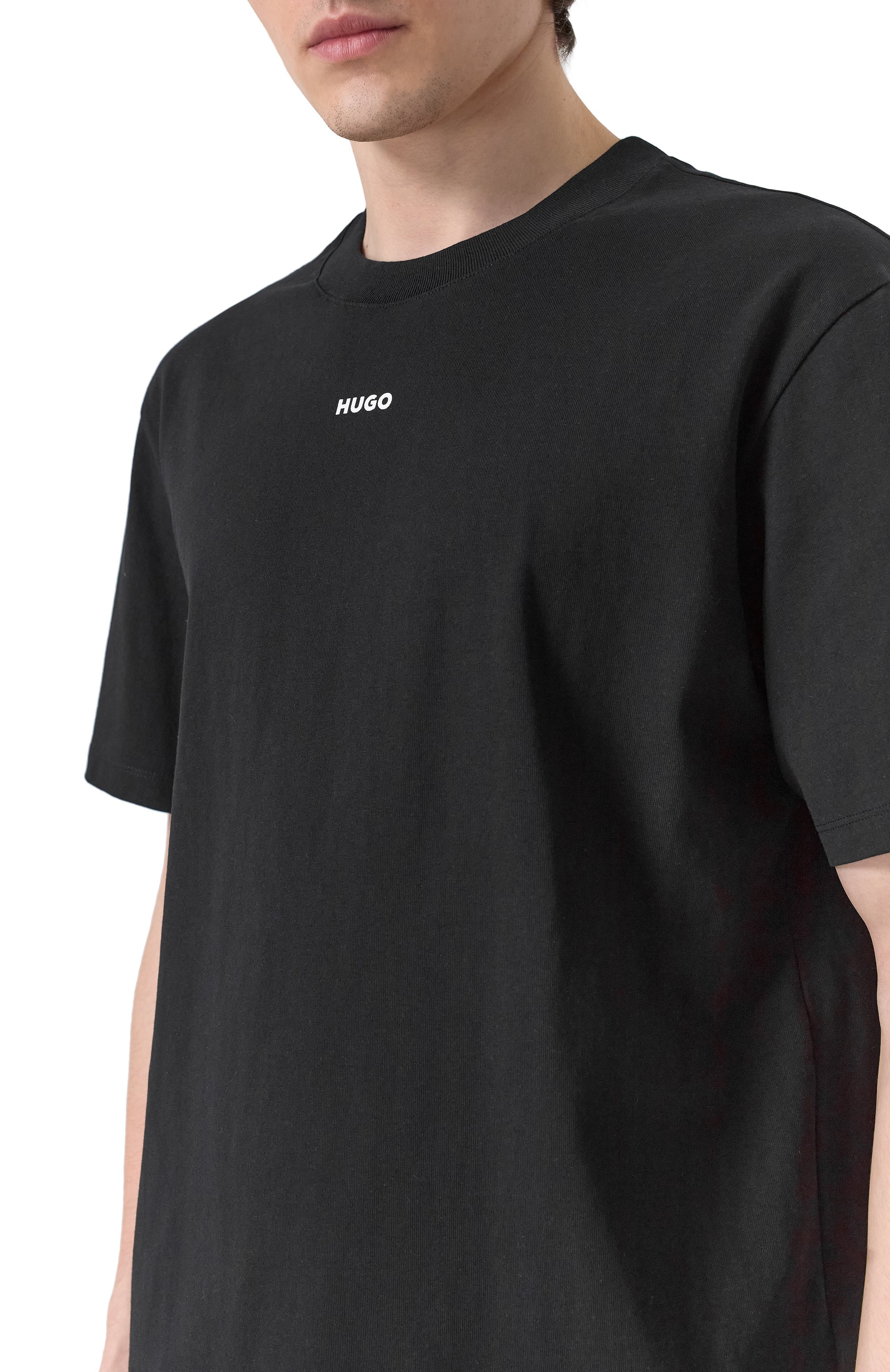 Хлопковая футболка HUGO, арт. 50488330, фото 5